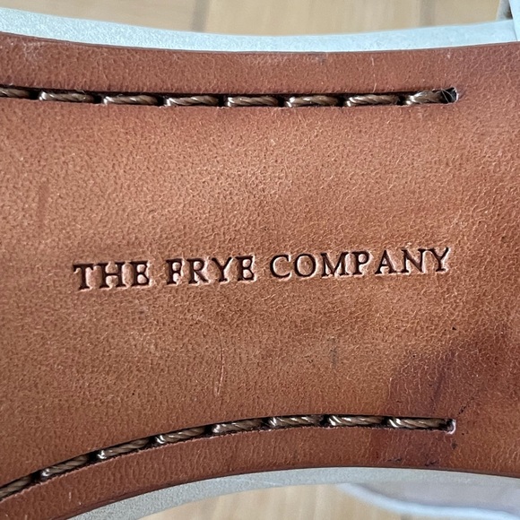 Frye & Co. Leather Double Strap Heeled Sandals - Picture 10 of 12